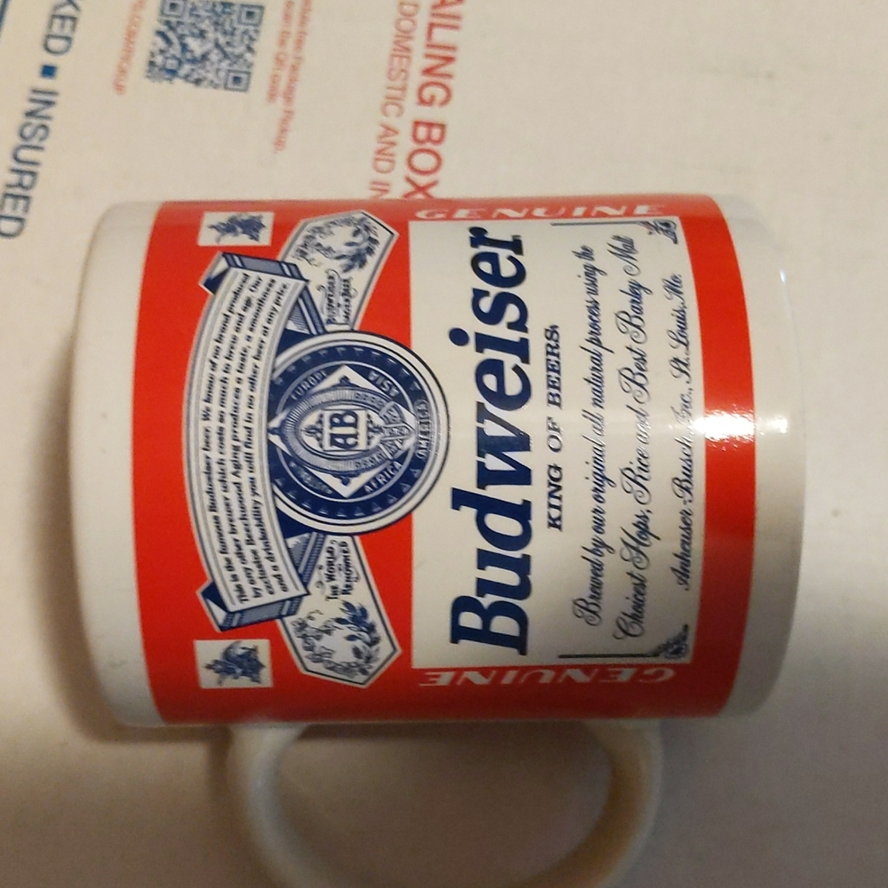 Official Budweiser Coffee Mug